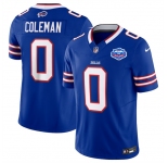 Men's Buffalo Bills #0 Keon Coleman Blue 2025 F.U.S.E. With Farewell Patch Vapor Untouchable Limited Football Stitched Jersey