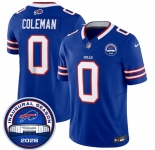 Men's Buffalo Bills #0 Keon Coleman Blue F.U.S.E. 2026 Inaugural Season at Highmark Stadium Football Stitched Jersey