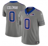 Men's Buffalo Bills #0 Keon Coleman Gray F.U.S.E. 2026 Nickel City Vapor Football Stitched Jersey
