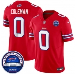 Men's Buffalo Bills #0 Keon Coleman Red F.U.S.E. 2026 Inaugural Season at Highmark Stadium Football Stitched Jersey