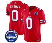 Men's Buffalo Bills #0 Keon Coleman Red F.U.S.E. 2026 Inaugural Season at Highmark Stadium Football Stitched Jersey