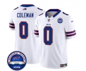 Men's Buffalo Bills #0 Keon Coleman White F.U.S.E. 2026 Inaugural Season at Highmark Stadium Football Stitched Jersey
