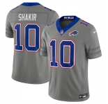 Men's Buffalo Bills #10 Khalil Shakir Gray F.U.S.E. 2026 Nickel City Vapor Football Stitched Jersey