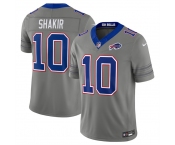 Men's Buffalo Bills #10 Khalil Shakir Gray F.U.S.E. 2026 Nickel City Vapor Football Stitched Jersey