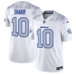 Men's Buffalo Bills #10 Khalil Shakir White 2025 F.U.S.E. “Rivalries†Vapor Limited Football Stitched Jersey
