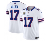 Men's Buffalo Bills #17 Josh Allen White 2026 F.U.S.E. With 4-Star C Patch Vapor Untouchable Limited Football Stitched Jersey
