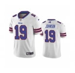 Men's Buffalo Bills #19 KeeSean Johnson White Vapor Untouchable Limited Stitched Jersey