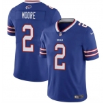 Men's Buffalo Bills #2 D.J. Moore Blue 2026 Vapor Untouchable Limited Stitched Football Jersey