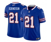 Men's Buffalo Bills #21 Davison Igbinosun Blue 2026 Draft F.U.S.E. Vapor Untouchable Limited Football Stitched Jersey