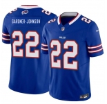 Men's Buffalo Bills #22 C.J. Gardner-Johnson Blue 2026 F.U.S.E. Vapor Untouchable Limited Stitched Football Jersey