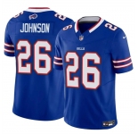 Men's Buffalo Bills #26 Ty Johnson Royal 2024 F.U.S.E. Vapor Untouchable Limited Stitched Football Jersey