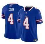 Men's Buffalo Bills #4 James Cook Blue 2023 F.U.S.E. Vapor Untouchable Limited Football Stitched Jersey