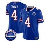 Men's Buffalo Bills #4 James Cook III Blue F.U.S.E. 2026 Inaugural Season at Highmark Stadium Football Stitched Jersey