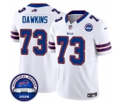 Men's Buffalo Bills #73 Dion Dawkins White F.U.S.E. 2026 Inaugural Season at Highmark Stadium Football Stitched Jersey