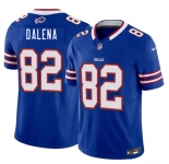 Men's Buffalo Bills #82 Mac Dalena Blue 2026 Draft F.U.S.E. Vapor Untouchable Limited Football Stitched Jersey