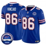 Men's Buffalo Bills #86 Dalton Kincaid Blue F.U.S.E. 2026 Inaugural Season at Highmark Stadium Football Stitched Jersey