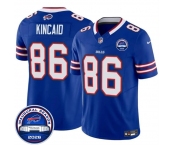 Men's Buffalo Bills #86 Dalton Kincaid Blue F.U.S.E. 2026 Inaugural Season at Highmark Stadium Football Stitched Jersey