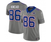 Men's Buffalo Bills #86 Dalton Kincaid Gray F.U.S.E. 2026 Nickel City Vapor Football Stitched Jersey