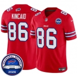 Men's Buffalo Bills #86 Dalton Kincaid Red F.U.S.E. 2026 Inaugural Season at Highmark Stadium Football Stitched Jersey