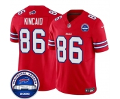 Men's Buffalo Bills #86 Dalton Kincaid Red F.U.S.E. 2026 Inaugural Season at Highmark Stadium Football Stitched Jersey