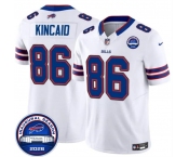 Men's Buffalo Bills #86 Dalton Kincaid White F.U.S.E. 2026 Inaugural Season at Highmark Stadium Football Stitched Jersey