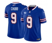 Men's Buffalo Bills #9 Bradley Chubb Royal 2026 F.U.S.E. 1-Star C Patch Vapor Untouchable Limited Football Stitched Jersey
