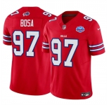 Men's Buffalo Bills #97 Joey Bosa Red 2025 F.U.S.E. With Farewell Patch Vapor Untouchable Limited Football Stitched Jersey