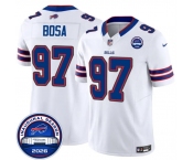 Men's Buffalo Bills #97 Joey Bosa White F.U.S.E. 2026 Inaugural Season at Highmark Stadium Football Stitched Jersey