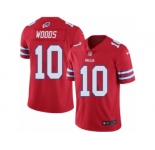 Men's Nike Buffalo Bills #10 Robert Woods Limited Red Rush NFL Jersey