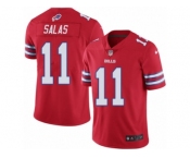 Men's Nike Buffalo Bills #11 Greg Salas Limited Red Rush NFL Jersey