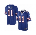 Men's Nike Buffalo Bills #11 Greg Salas Limited Royal Blue Team Color NFL Jersey