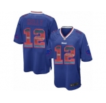 Men's Nike Buffalo Bills #12 Jim Kelly Limited Royal Blue Strobe NFL Jersey