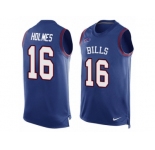 Men's Nike Buffalo Bills #16 Andre Holmes Limited Royal Blue Player Name & Number Tank Top NFL Jersey