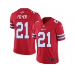 Men's Nike Buffalo Bills #21 Jordan Poyer Limited Red Rush NFL Jersey