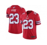 Men's Nike Buffalo Bills #23 Micah Hyde Limited Red Rush NFL Jersey