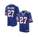 Men's Nike Buffalo Bills #27 Duke Williams Limited Royal Blue Team Color NFL Jersey