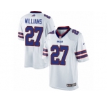 Men's Nike Buffalo Bills #27 Duke Williams Limited White NFL Jersey