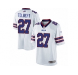 Men's Nike Buffalo Bills #27 Mike Tolbert Limited White NFL Jersey
