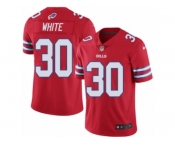 Men's Nike Buffalo Bills #30 Corey White Limited Red Rush NFL Jersey