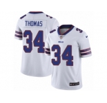 Men's Nike Buffalo Bills #34 Thurman Thomas Vapor Untouchable Limited White NFL Jersey