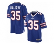 Men's Nike Buffalo Bills #35 Mike Gillislee Limited Royal Blue Team Color NFL Jersey