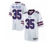 Men's Nike Buffalo Bills #35 Mike Gillislee Limited White NFL Jersey