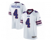Men's Nike Buffalo Bills #4 Stephen Hauschka Limited White NFL Jersey