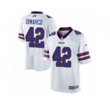 Men's Nike Buffalo Bills #42 Patrick DiMarco Limited White NFL Jersey