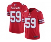 Men's Nike Buffalo Bills #59 Reggie Ragland Limited Red Rush NFL Jersey