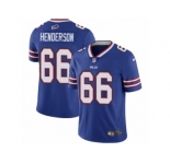 Men's Nike Buffalo Bills #66 Seantrel Henderson Vapor Untouchable Limited Royal Blue Team Color NFL Jersey