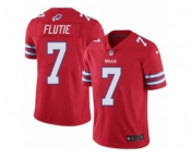 Men's Nike Buffalo Bills #7 Doug Flutie Limited Red Rush NFL Jersey