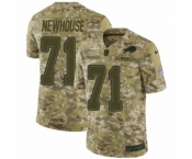 Men's Nike Buffalo Bills #71 Marshall Newhouse Limited Camo 2018 Salute to Service NFL Jersey