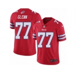 Men's Nike Buffalo Bills #77 Cordy Glenn Limited Red Rush NFL Jersey