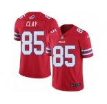 Men's Nike Buffalo Bills #85 Charles Clay Limited Red Rush NFL Jersey
